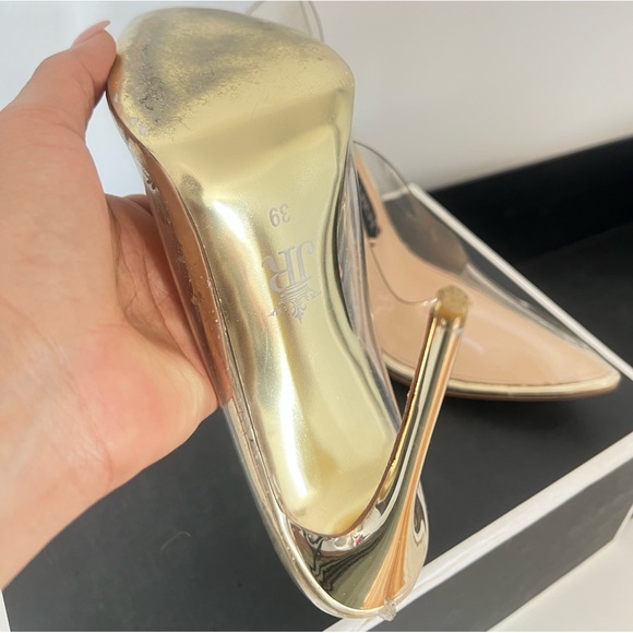 CLEAR JESSICA RICH HEELS - Picture 3 of 4